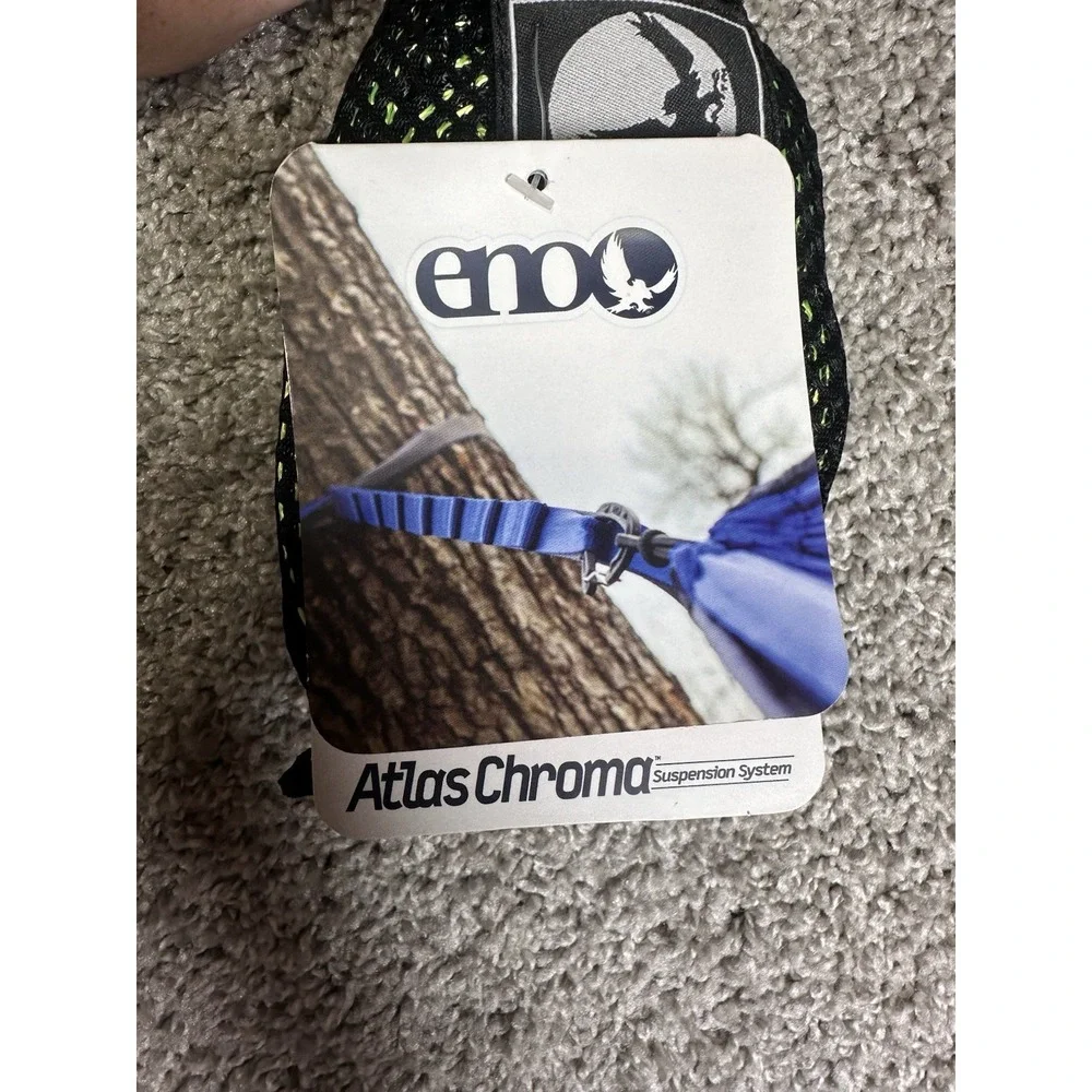 ENO Atlas Chroma Hammock Suspension Straps Tree Friendly 400lb New - Picture 3 of 7